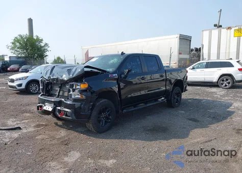 2021 Chevrolet Silverado 1500 4Wd Short Bed Custom Trail Boss/4Wd Standard Bed Custom Trail Boss from USA, damaged, VIN 1GCPYCEF0MZ259420